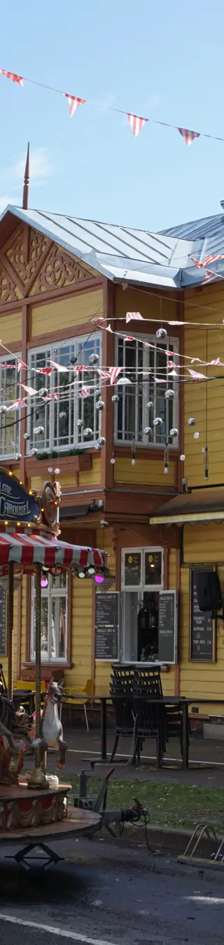 Die Sommerhauptstadt Estlands